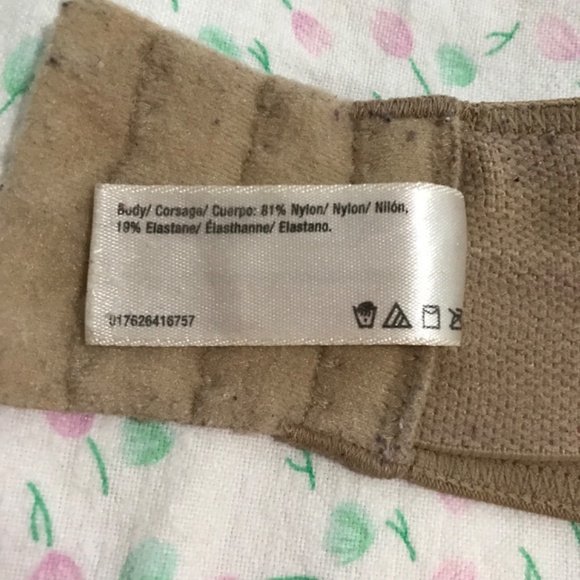 Lilyette Strapless Wired Bra 38C Tan Brown - Picture 7 of 9